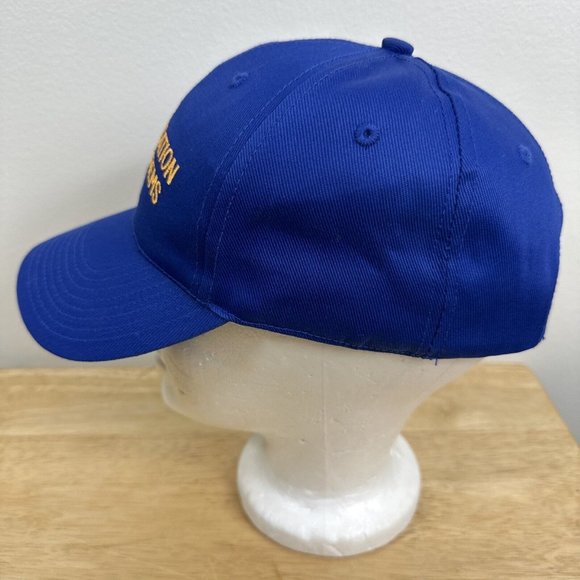 TL Irrigation Systems Hat Cap Blue with Yellow Embroidered Logo Adjustable Mens - Picture 3 of 10